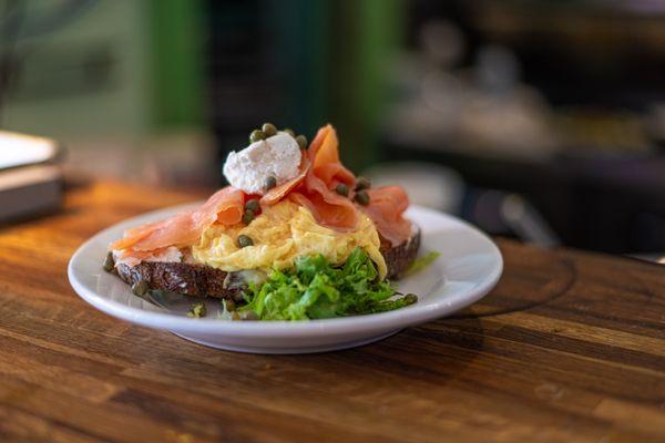 Smoked Salmon Toast