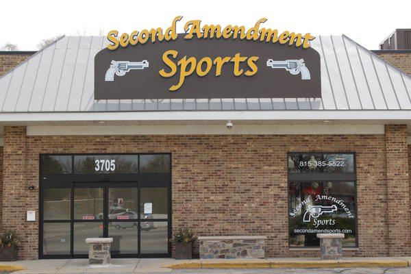 Storefront of Second Amendment Sports