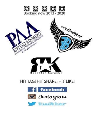 Upgrade with PAA ENT add Karaoke & Visuals to your private event!