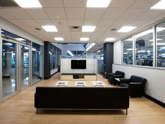 Service Department  - One of the Customer Waiting Areas at Benzel-Busch in Englewood, NJ