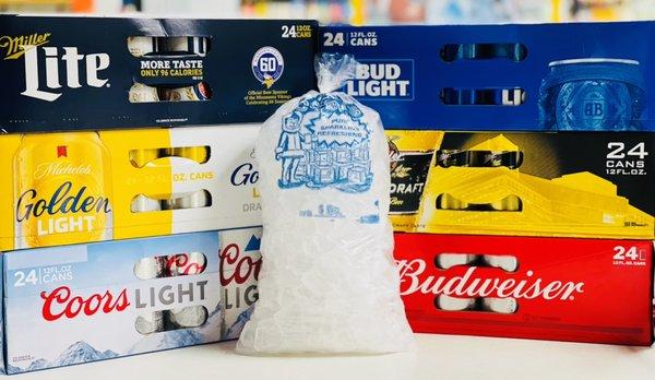 Get a free 5lb bag of ice with a purchase of $5 or more.