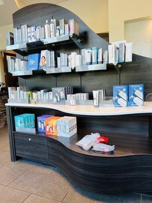 Products in lobby