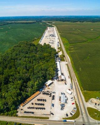 At Detro Trailers you will find over 30 acres of trailers, and more than 700 trailers in stock and adding more daily!!