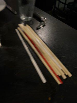 We ask for chopsticks and here what he bring out for us ????