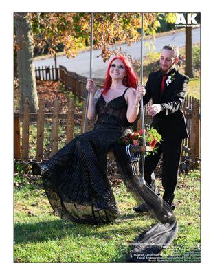 Gothic Style Wedding at Blue Bird Farm