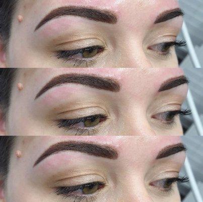 powder microblading by Kristen