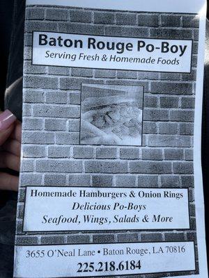 Baton Rouge Poboy