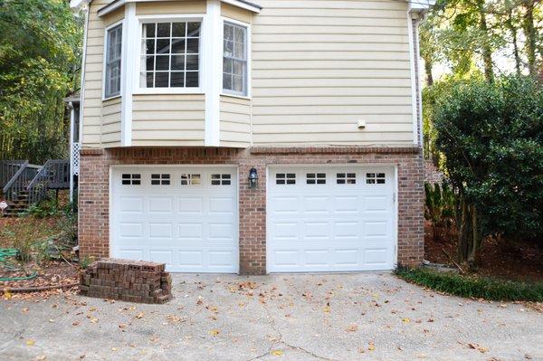 After - new steel insulated doors