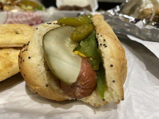 Chicago Dog - no onion & tomato