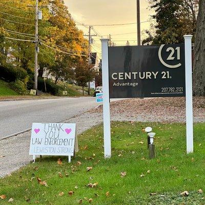 CENTURY 21 Advantage Exterior Sign 506 Main St. Lewiston, ME