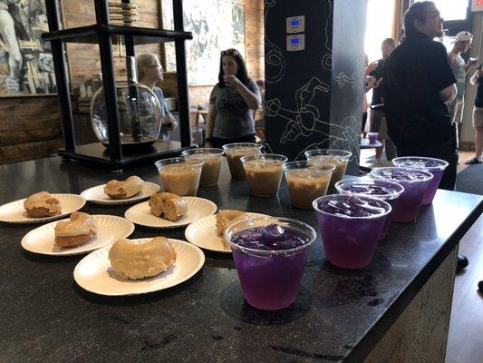 Free samples for caffeine crawl