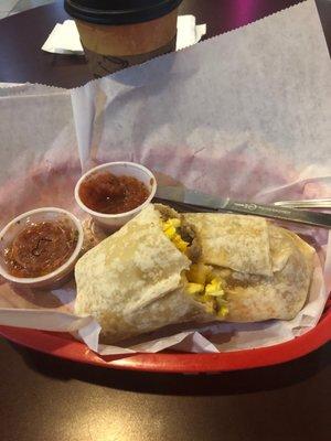 Sausage Breakfast Burrito