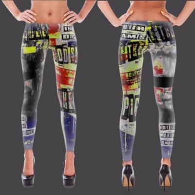 Here is a look at some of the new designs from my Hot Legs Leggings collection.