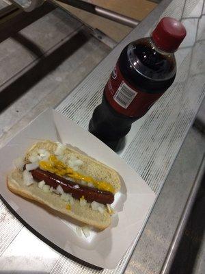 dollar hot dog