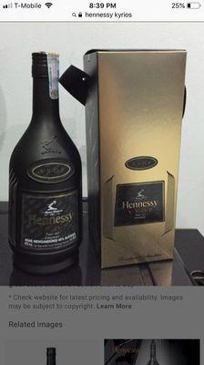 Legit bottle of Hennessy kyrios