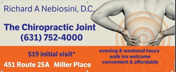 Richard Nebiosini, DC The Chiropractic Joint, PC