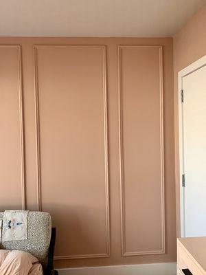 Completed decorative molding