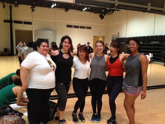 Paula with her dance assistants and students! (Fall 2018).