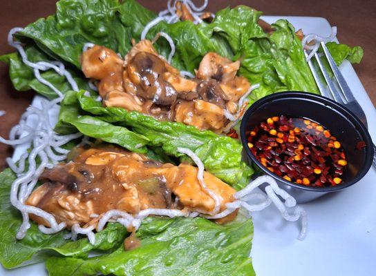 Asian Chicken Lettuce Wraps