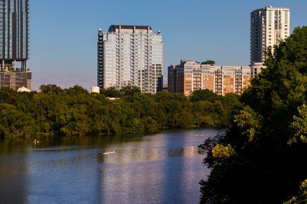 Located on Austin's Lady Bird Lake