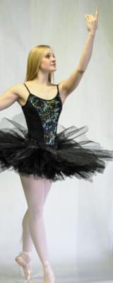 Leo and rehearsal tutu look amazing in black