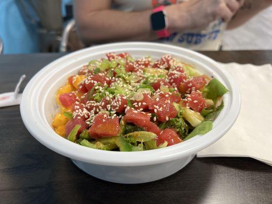 Hawaiian Ahi Tuna Bowl. Delish