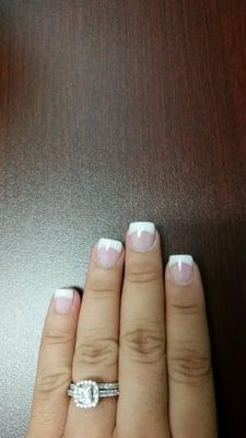 Pretty nails... it's acrylic over my real nails.. no tip on my nails.