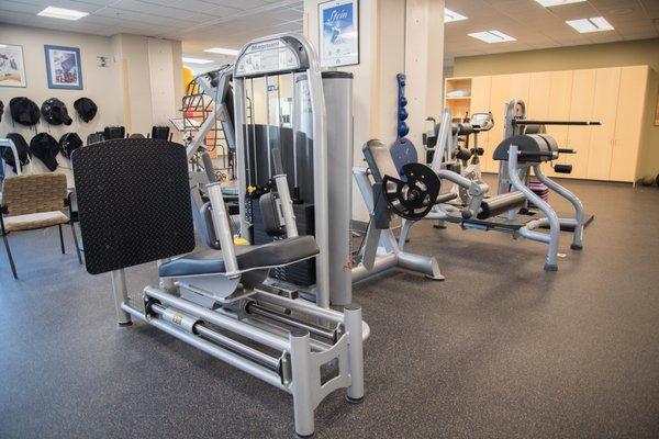 Work out room at the LiVe Well Center at Park City Hospital.