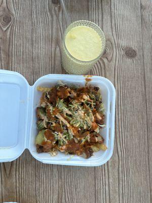 Chicken tikka loaded fries