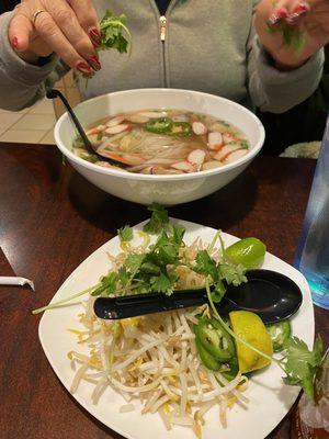 Shrimp pho