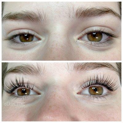 Keratin Lash Lift. Perfection!