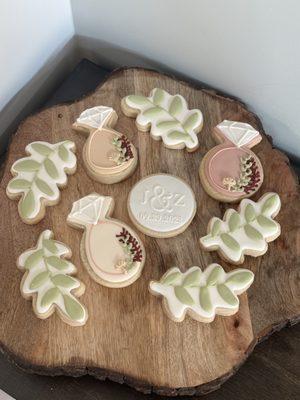 Bridal shower cookies