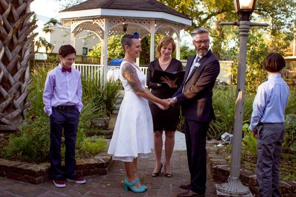 Our wedding at the beautiful Benachi House!