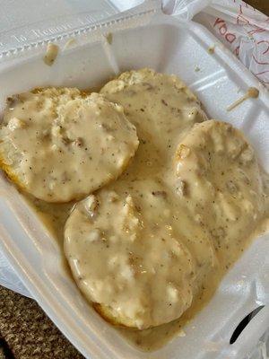 Biscuits and gravy