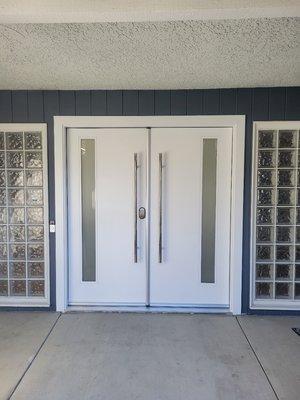 Modern entry doors