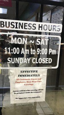 Store Hours