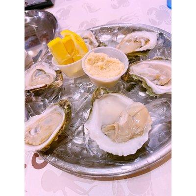 Half dozen oysters