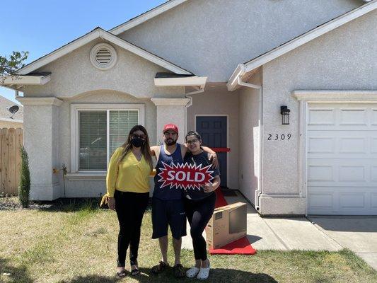 Fam Lopez 
 Very excited in their first home!