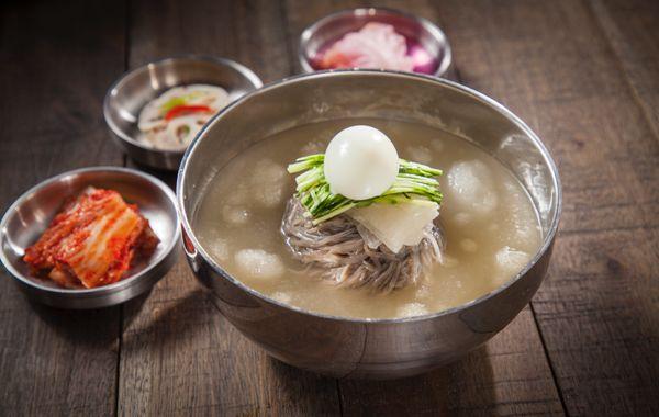 Buckwheat Noodles in Chilled Beef Broth