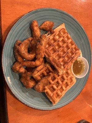 Chicken and waffles