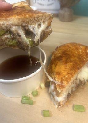 Mississippi Pot Roast Grilled Cheese