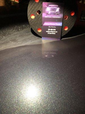 Paint correction with my card