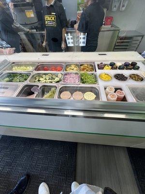 toppings bar