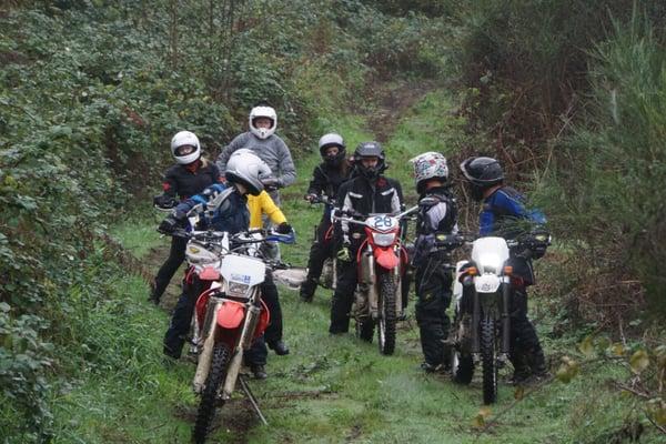 Some of the classes take the class out to the trails behind Straddleline ORV park