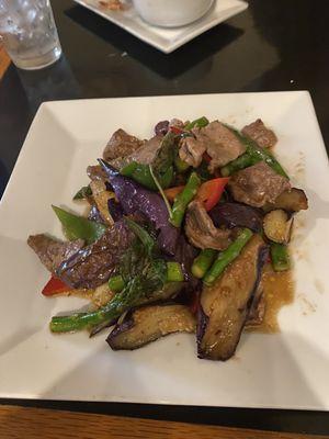 Eggplant with beef