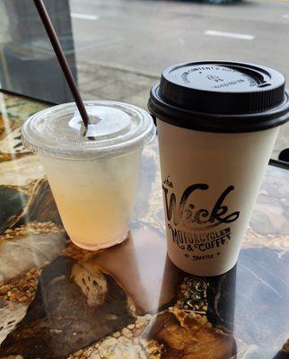 Lavender Lemonade & 16oz mocha (9/26/23)