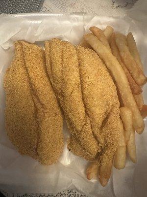 Catfish Fillets Dinner