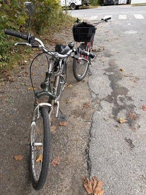 Our 2 bikes!