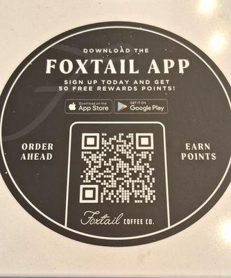 Foxtail has  an app