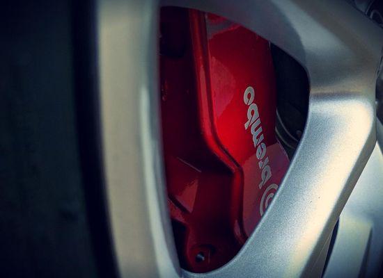 Brembo calipers installed on a Hyundai Genesis Coupe 3.8 Grand Touring. Done by the crew of Bat City Autotech.